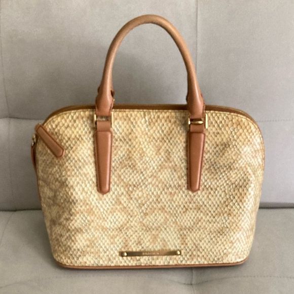 Brahmin Dome Satchel Snakeskin Embossed - Picture 3 of 11